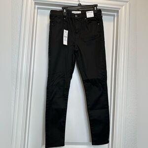 New Topshop Jamie‎ Coated Skinny Jeans in Black size 8 -  30x30